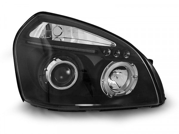 Angel Eyes Black Scheinwerfer passend für Hyundai Tucson 07.04-10