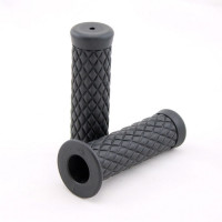 Choppergriff Diamond schwarz 7/8 Zoll 22 mm geschlossen Choppergriff Diamond schwarz 7/8 Zoll 22 mm geschlossen