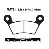 EBC Bremsbeläge passend für CAN-AM Spyder 1000 RS/RT/RSS EBC Bremsbeläge passend für CAN-AM Spyder 1000 RS/RT/RSS