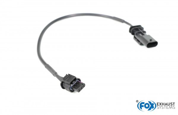 Kabel 3-polig zum Verlängern von elektronischen Abgasklappen (ca. 300mm)