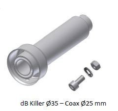 MIVV DB-Killer passend für MIVV Universal Schalldämpfer Mover Black 55mm