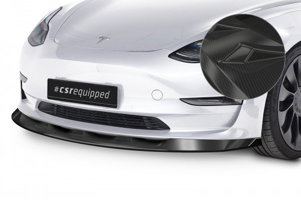 Cup-Spoilerlippe mit ABE passend für Tesla Model 3 (2017–09/2023)