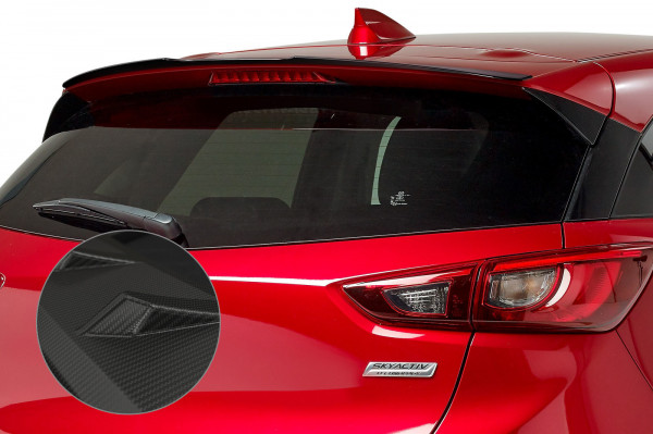 Heckflügel mit ABE für Mazda CX-3 HF678-M Carbon Look Matt