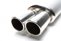 TA Technix Edelstahl Sportendschalldämpfer universal 2x89mm rund / gebördelt / angeschrägt TA Technix Edelstahl Sportendschalldämpfer universal 2x89mm rund / gebördelt / angeschrägt