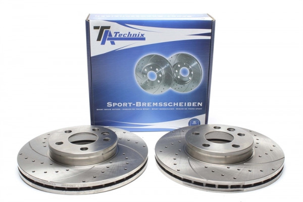 TA Technix Sport Bremsscheiben Satz Vorderachse passend für Ford Galaxy / Seat Alhambra / VW Sharan