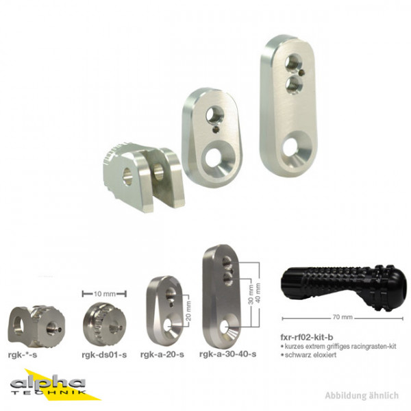 GILLES RGK2 Verbreiterungs Kit 10 mm silber