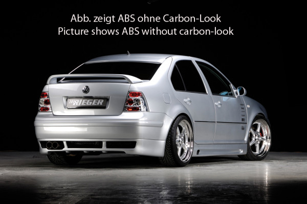 Rieger Heckscheibenblende carbon look für VW Bora (1J)