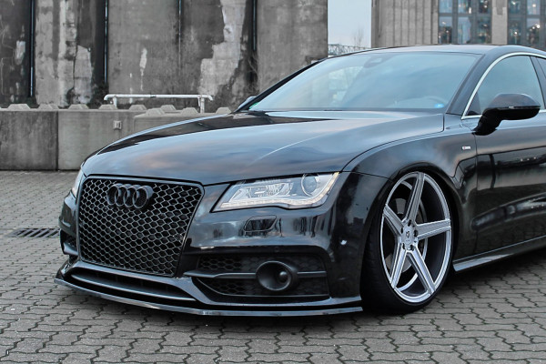 Cup Frontspoilerlippe für Audi A7 S-Line + S7 Bj. 2010-2014