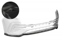 Cup-Spoilerlippe passend für VW Tiguan II (Typ AD1) R-Line mit ABE CSL475 Cup-Spoilerlippe passend für VW Tiguan II (Typ AD1) R-Line mit ABE CSL475