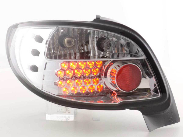LED Rückleuchten Set Peugeot 206 CC Cabrio 98-05 chrom