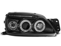 Angel Eyes Scheinwerfer Schwarz passend für Ford Fiesta Mk5 (09/1999–04/2002) Angel Eyes Scheinwerfer Schwarz passend für Ford Fiesta Mk5 (09/1999–04/2002)