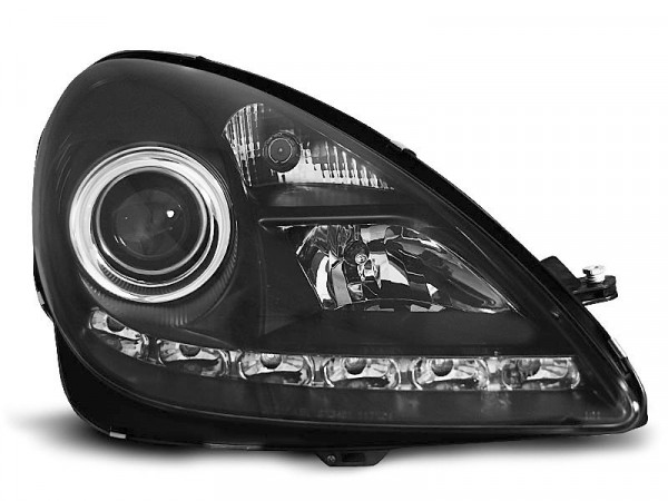 Scheinwerfer Tageslicht schwarz passend für Mercedes R171 Slk 04-11