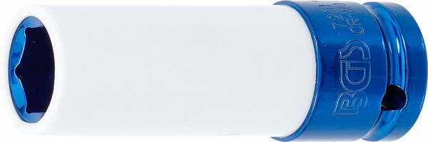 BGS Kraft-Schoneinsatz SW 17 mm | Antrieb Innenvierkant 12,5 mm (1/2 Zoll)