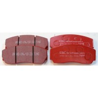 EBC Redstuff Bremsbeläge hinten passend für 4-Kolben Sattel (286–356 mm) EBC Redstuff Bremsbeläge hinten passend für 4-Kolben Sattel (286–356 mm)