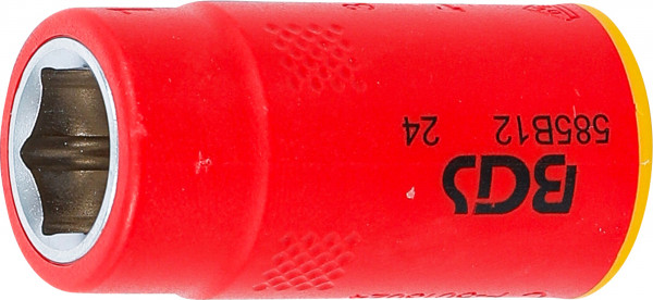 VDE-Steckschlüssel-Einsatz Sechskant SW 12 mm