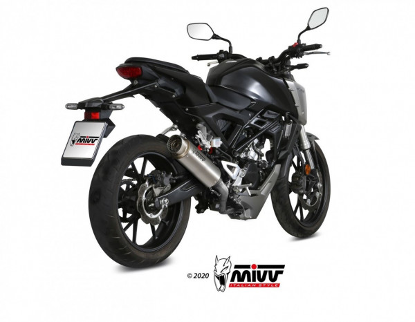 MIVV GPPro Titan Endschalldämpfer passend für Honda CB 125 R 18-20