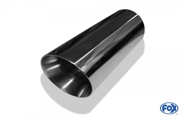 FOX Anschweißendrohr Typ 25 Ø114 mm Edelstahl, Länge 300 mm