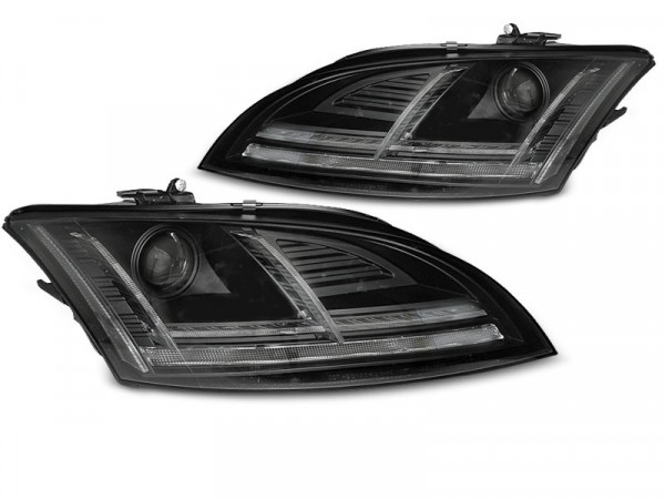 Xenon Scheinwerfer LED DRL Black dynamische Blinker passend für Audi Tt 10-14 8j Mit Afs