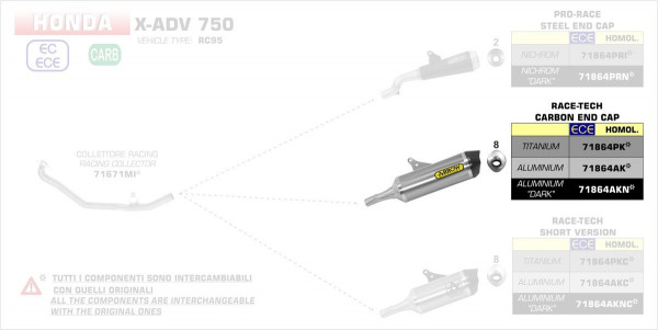 Arrow Race-Tech Aluminium Schwarz