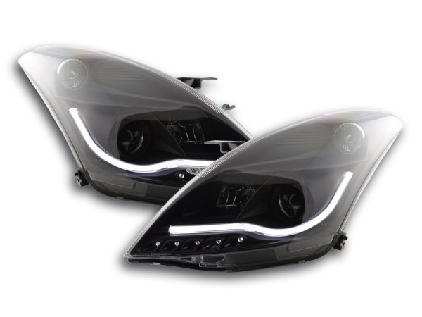 Scheinwerfer Set Daylight LED TFL-Optik Suzuki Swift 10-13 schwarz