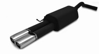 Ulter Sportauspuff passend für Skoda Octavia 1996-2004, 2 Endrohre rechteckig 80×65 Ulter Sportauspuff passend für Skoda Octavia 1996-2004, 2 Endrohre rechteckig 80×65