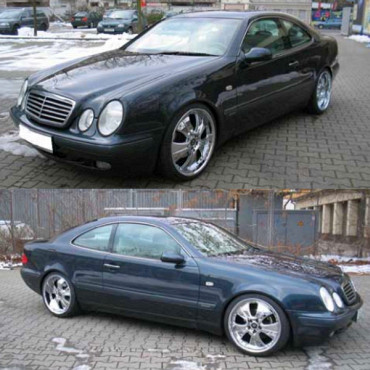 K.A.W. PlusKit Sportfahrwerk für Mercedes CLK C208 ab 06/1997 bis 07/2002