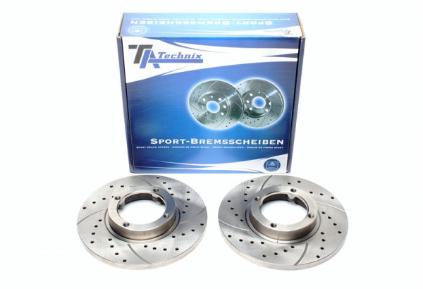 TA Technix Sport Bremsscheiben Satz Vorderachse passend für Chevrolet Matiz / Spark / Daewoo Matiz