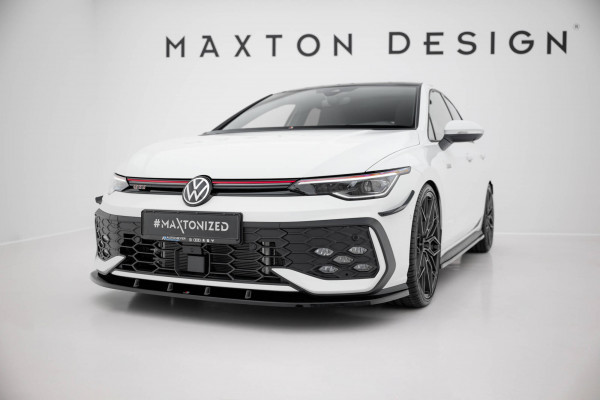 Verlängerung Motorhaube VW Golf Mk8 Schwarz Hochglanz