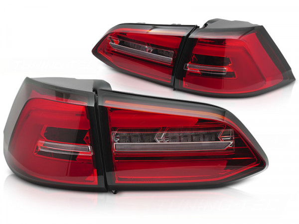 LED Rückleuchten rot weiß mit dynamischen Blinkern passend für VW Golf 7 Variant 2013–2017