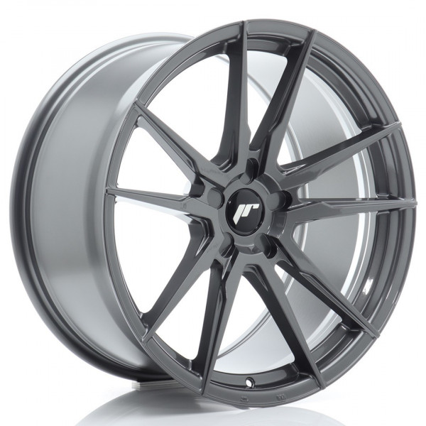 JR Wheels JR21 20x10 ET20-48 5H Blank Hyper Grey