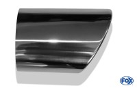 FOX Anschweißendrohr Typ 38 Edelstahl Endrohr oval 115x85 mm FOX Anschweißendrohr Typ 38 Edelstahl Endrohr oval 115x85 mm