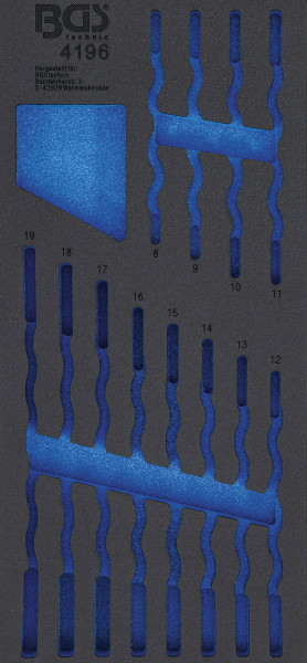 Werkstattwageneinlage 1/3 leer passend für Art. 4196