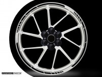 Felgenrandaufkleber GP Race Carbonlook passend für Motorrad Felgenrandaufkleber GP Race Carbonlook passend für Motorrad