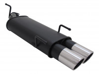 Novus Sportauspuff passend für Opel Vectra B 2x90mm SR-Design Novus Sportauspuff passend für Opel Vectra B 2x90mm SR-Design