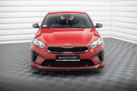 Front Ansatz V.1 Für Kia Ceed GT / GT-Line Mk3 / Proceed Mk1 Schwarz Hochglanz