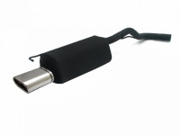 Ulter Sportauspuff passend für Audi A3 8L 1996-2003 1 Endrohr oval 145×75 Ulter Sportauspuff passend für Audi A3 8L 1996-2003 1 Endrohr oval 145×75