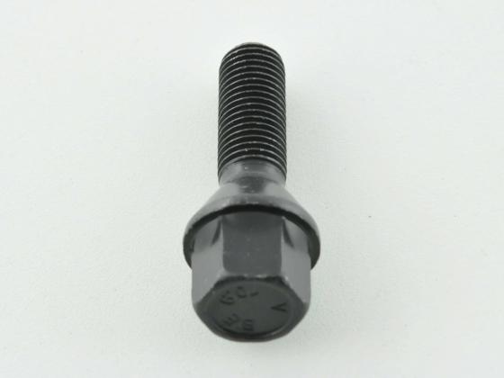 Radschraube einzeln Schaftlänge 39mm Kegelbund schwarz M12x1,5 | Radschrauben | Felgen | Auto ...
