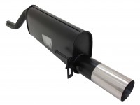 Novus Sportauspuff passend für Opel Corsa D Facelift 1x90mm RL-Design Novus Sportauspuff passend für Opel Corsa D Facelift 1x90mm RL-Design