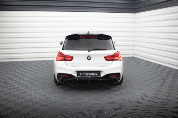 Diffusor Heck Ansatz Für BMW 1er M-Paket F20 Facelift (Einseitige Doppelauspuffversion)