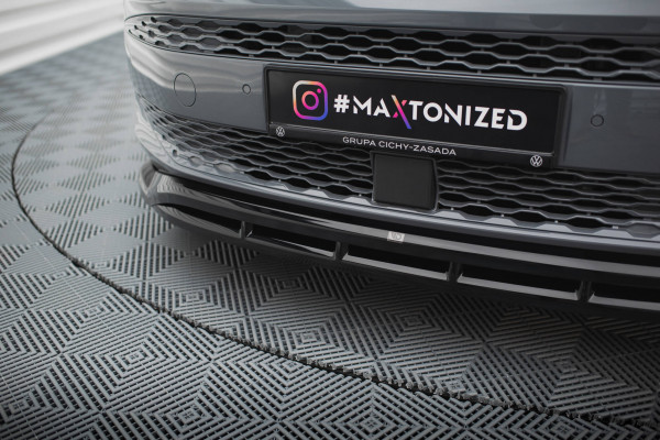 Front Ansatz V.1 Für VW Multivan T7 Schwarz Hochglanz