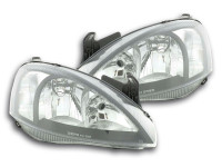 Scheinwerfer schwarz passend für Opel Corsa C 01-06 Scheinwerfer schwarz passend für Opel Corsa C 01-06