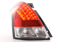 LED Rückleuchten Set passend für Suzuki Swift MZ/EZ ab 2005 klar/rot LED Rückleuchten Set passend für Suzuki Swift MZ/EZ ab 2005 klar/rot