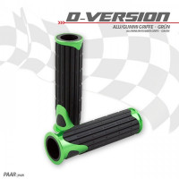 Alu/Gummi-Griffe D-Version grün 22mm Ende offen Alu/Gummi-Griffe D-Version grün 22mm Ende offen