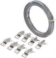 Schlauchschellen-Satz Endlos 3 m variabel anpassbar Schlauchschellen-Satz Endlos 3 m variabel anpassbar