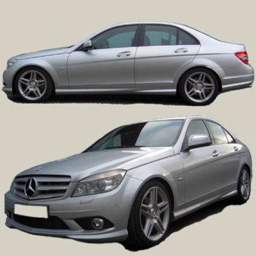 K.A.W. Tieferlegungsfedern passend für Mercedes C-Klasse Limousine W204 ab 01/2007 bis 02/2014