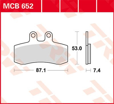 Scheibenbremsbeläge MCB652