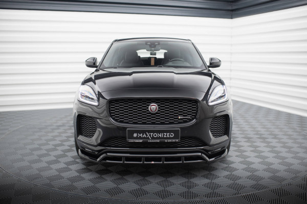 Front Ansatz Für Jaguar E-Pace R-Dynamic Mk1 Schwarz Hochglanz