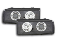 Scheinwerfer Set passend für VW Corrado Typ 53i 1987–1995 schwarz Scheinwerfer Set passend für VW Corrado Typ 53i 1987–1995 schwarz