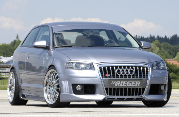 Rieger Spoilerstoßstange R-Frame für Audi A3 (8P) 3-tür. -05.05 (bis Facelift)