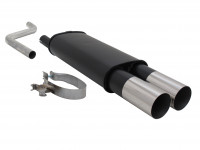 Novus Sportauspuff passend für VW Polo 2/3 86C 2x90mm RL-Design Novus Sportauspuff passend für VW Polo 2/3 86C 2x90mm RL-Design